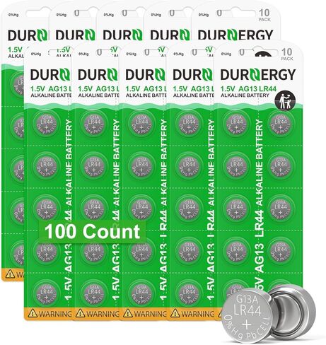 LR1130 Battery 100 Pack, AG10 Button Cell Batteries, 389 Watch Battery, LR1130 Button Cell Batteries LR54 1.5V Battery 189 Alkaline Battery in Kuwait
