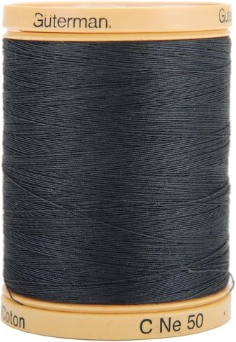 Gutermann Natural Cotton Thread Solids 876yd, Black in Saudi Arabia