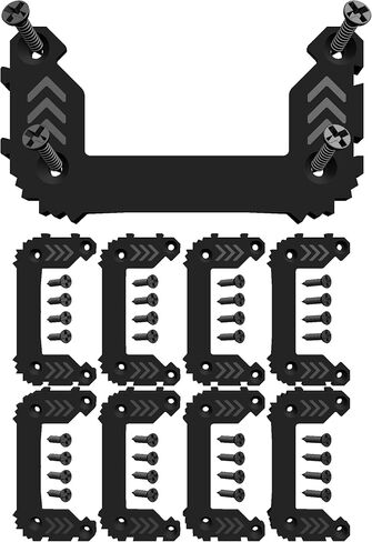 Milwaukee Packout Cleats, Cleat 'n' Feet Cleats Compatible with Milwaukee Packout System, MountTool Box Storage System Anywhere NyVoozy (16, black) in Kuwait