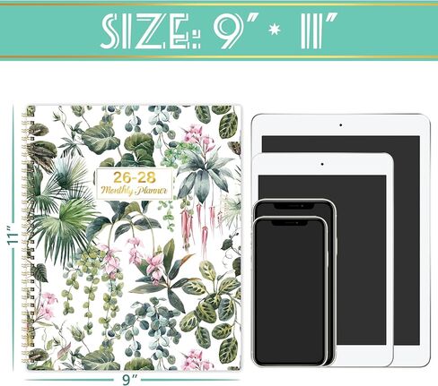 مخطط شهري/تقويم 2023-2026 - مخطط شهري لمدة 3 سنوات ، يوليو 2023 - يونيو 2026 ، 6.3 "× 8.4" ، 2023-2026 مخطط شهري مع غلاف فني وجيب داخلي وملاحظات - ملاحظات - in Kuwait