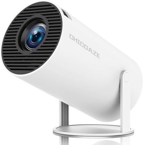 جهاز عرض محمول HY300PRO MINI مع WiFi و Bluetooth ، مع دعم 4K 1080p ، 160ansi 180 ° Auto Auto Stone مع جهاز عرض ذكي Android 11 ، متوافق مع HDMI/ USB/ محمول in Kuwait