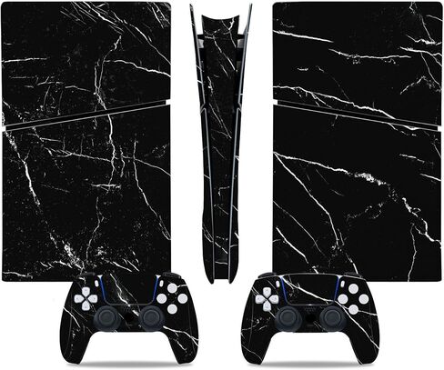 Skin Sticker for PS5 Slim Digital Console, Protective Cover Decal Wrap for Game Controller (Purple) in Kuwait
