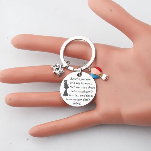 BLEOUK DR Inspirational Keychain Seuss Teacher Thank You Gift Motivational Quote Gift in Kuwait