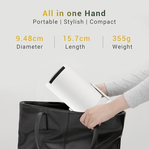 【Netflix-Licensed & Auto Focus/Keystone】Smart Projector with Wifi and Bluetooth, Native 1080P 4K Support Outdoor Movie Projector, Home Ceiling Portable Mini Projector with Stand TV Cast in Kuwait