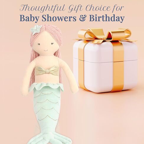 Mon Ami Kaia دمية Mermaid - 14 "، هدايا حورية البحر الفخمة للفتيات ، استخدم ديكور غرفة الحضانة للأطفال من جميع الأعمار in Kuwait