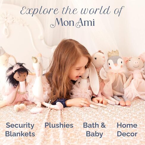 Mon Ami Kaia دمية Mermaid - 14 "، هدايا حورية البحر الفخمة للفتيات ، استخدم ديكور غرفة الحضانة للأطفال من جميع الأعمار in Kuwait