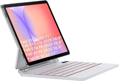 حالة لوحة مفاتيح Juqitech Magic لـ Samsung Galaxy Tab S9 Fe 5g 10g 10g " in Kuwait