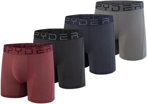 Spyder Performance Mesh Mens Boxer Briefs Sports Underwear For Men in Saudi Arabia