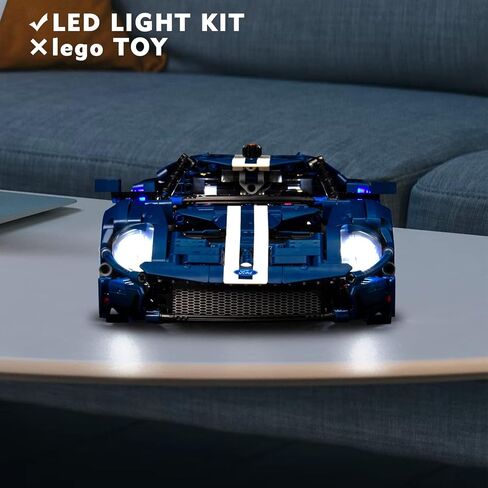 VONADO LED Lights Set Compatible with Lego 2022 Ford GT 42154, Remote Control Technic Ford GT Light Kit Compatible with Lego Car for Adults 42154 (NO Model) in Kuwait