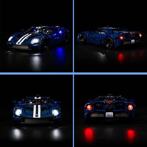 VONADO LED Lights Set Compatible with Lego 2022 Ford GT 42154, Remote Control Technic Ford GT Light Kit Compatible with Lego Car for Adults 42154 (NO Model) in Kuwait