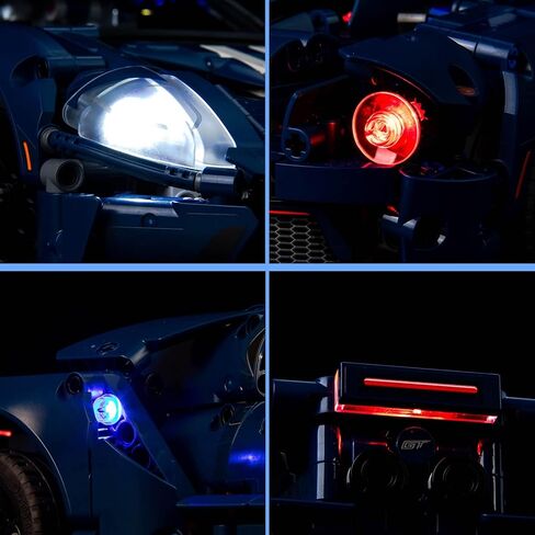 VONADO LED Lights Set Compatible with Lego 2022 Ford GT 42154, Remote Control Technic Ford GT Light Kit Compatible with Lego Car for Adults 42154 (NO Model) in Kuwait