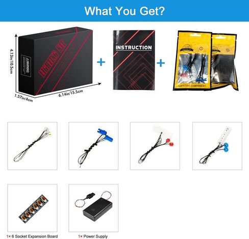 VONADO LED Lights Set Compatible with Lego 2022 Ford GT 42154, Remote Control Technic Ford GT Light Kit Compatible with Lego Car for Adults 42154 (NO Model) in Kuwait