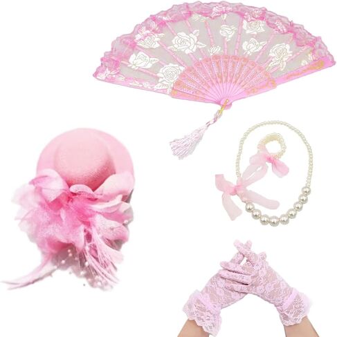 Tahonuss Tea Party Supplies Tea Party Costume Accessories Kit in Kuwait