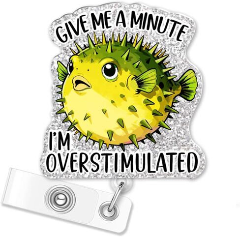 ERHACHAIJIA It's Been A Long Day Retractable Glitter Badge Reel with Clip, Funny Puppy Badge Holder Gifts for Corgi Lover Dog Lover Doctor RN CNA ICU Nurse, Nurse Week Gifts for New Nurse Head Nurse in Saudi Arabia