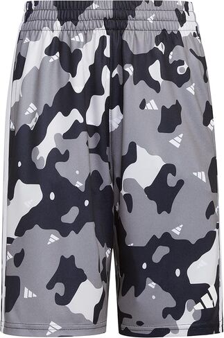 adidas Boys' Aeroready Elastic Waistband Camo Shorts in Kuwait
