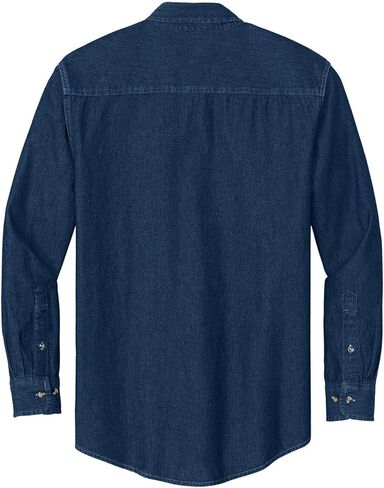 Joe's USA قمصان دينم طويلة الأكمام بحجم 6.5 أونصة بأحجام XS-6XL in Kuwait