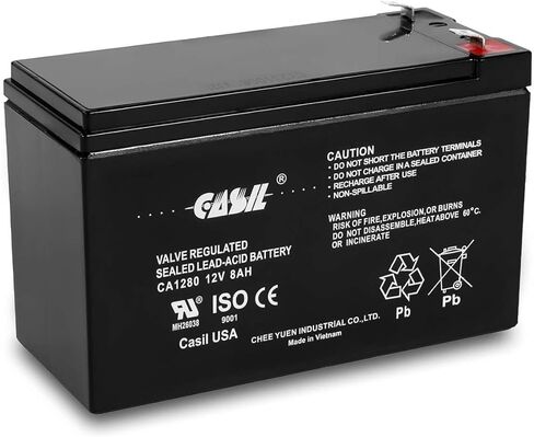 بطارية بديلة Casil Duracell DURA12-8F 12V 8Ah f2 CA1280 12v 8ah in Saudi Arabia