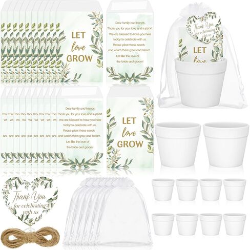Ctosree 50 Sets Little Pumpkin Baby Shower Favors Seed Packets Gift Bags in Kuwait