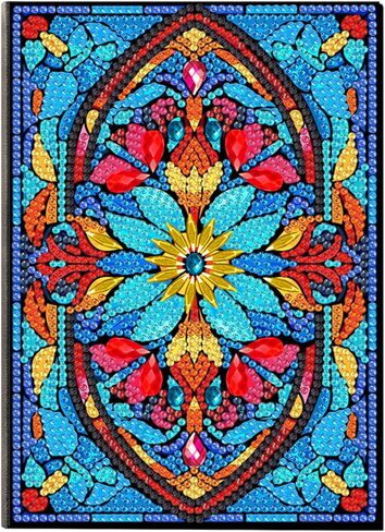 MaiYiYi 3 PCS Datura Notebook Diamond Painting Kit Flower Diary Book Diamond Art Kits for Adults Mandragora Notepad Crystal Diamond Painting for Study Home Office Art Drawing (20X14 CM) in Saudi Arabia