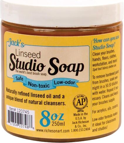 Jack Richeson 250 ml Linseed Studio Soap in Kuwait