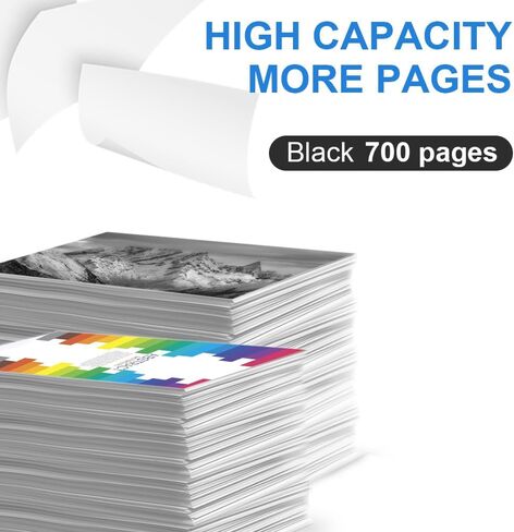 إعادة تصنيع 63XL استبدال خرطوشة الحبر الأسود لـ HP 63 63XL لـ HP OfficeJet 3830 5255 5258 ENVY 4520 4512 4513 4516 Deskjet 1112 1110 3630 3632 3634 2130 2132 Printer (2 Black) in Kuwait