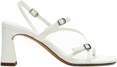 FIFSY Women's Sandals Ankle Strap High Heel Sexy Strappy Sandals Open Toe Heels 3 in Inch Square Toe Heeled Pumps Sandals for Women Black US6 in Saudi Arabia