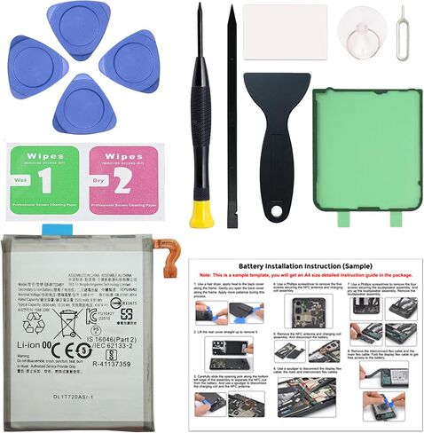 New Upgraded Battery for Galaxy Z Flip 3, EB-BF711ABY Replacement Battery Compatible with Samsung Galaxy Z Flip 3, with Repair Tools & Instruction in Saudi Arabia