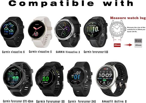 سوار ساعة من الجلد الطبيعي من Balerion Cuff، متوافق مع ساعة Samsung Galaxy Watch 5، Galaxy Watch 4، Galaxy watch3 41 مم، ساعة Galaxy 42 مم، Gear Sport وغيرها من الساعات القياسية بعرض شريط 20 مم in Kuwait