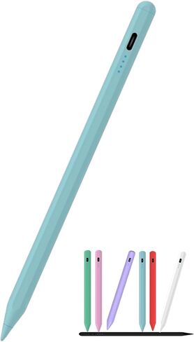 2PCS Galaxy Tab S8/S7/S6 قمم القلم -0.7mm | زمن الوصول المنخفض | التصميم | غير البليتوث | متوافق مع علامة التبويب S8 | S7 | S6 (أسود) in Kuwait