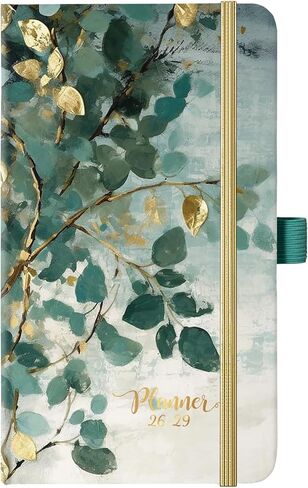 Makapoo Planner - 2024-2025 Academic, Weekly/Monthly Planner - July 2024 to June 2025 - 6.4" x 8.5" Oil Painting in Saudi Arabia
