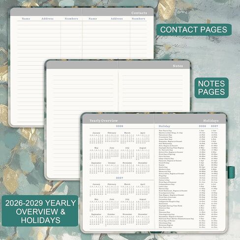 Makapoo Planner - 2024-2025 Academic, Weekly/Monthly Planner - July 2024 to June 2025 - 6.4" x 8.5" Oil Painting in Saudi Arabia
