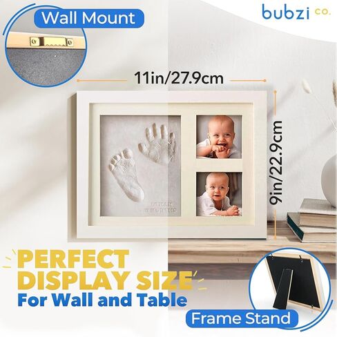 طقم البصمة Bubzi Co Baby ، طقم طباعة للأطفال ومجموعة يدوية ، إطار تذكار للأطفال ، إطارات صور الحضانة ، مجموعة العفن المطبوعة يدويًا ، هدايا أمي جديدة ، ضروريات الأطفال حديثي الولادة ، يجب أن تكون هدايا استحمام الطفل in Kuwait