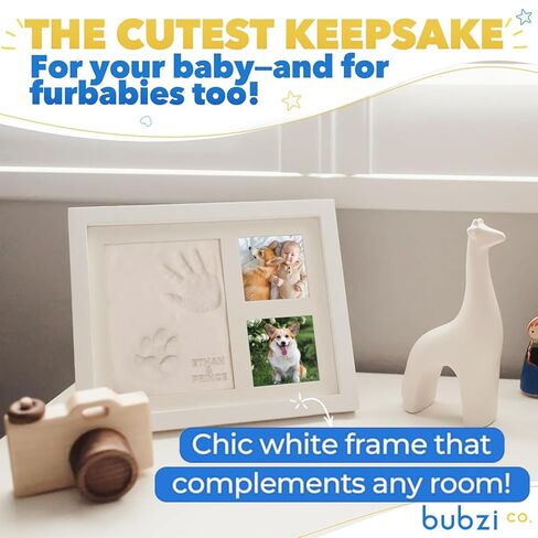 طقم البصمة Bubzi Co Baby ، طقم طباعة للأطفال ومجموعة يدوية ، إطار تذكار للأطفال ، إطارات صور الحضانة ، مجموعة العفن المطبوعة يدويًا ، هدايا أمي جديدة ، ضروريات الأطفال حديثي الولادة ، يجب أن تكون هدايا استحمام الطفل in Kuwait