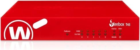 WatchGuard Firebox T45-W-Poe Network Security Appliance مع ترخيص جناح الأمان الأساسي لمدة عام-جدار الحماية المتقدم ، VPN ، الوقاية من التسلل (WGT48031-US) in Kuwait