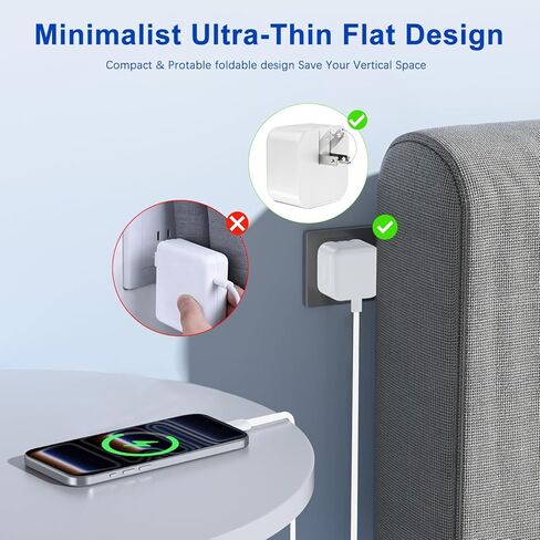 iPhone 16 15 Charger Charging Fast ، 6foot USB C to USB c cable coll with 20w type c iphone fast charging block for Apple iPhone 16/16 pro/16 pro max/16 plus/phone 15/15 pro/15 pro max/15 plus ، iPad in Kuwait