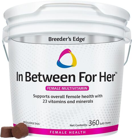 Revival Animal Health Breeder's Edge in Between for Her, Female Multivitamin for Cat/Small Dog- 90 ct in Kuwait