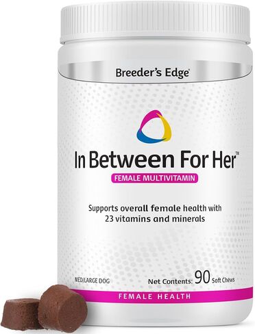 Revival Animal Health Breeder's Edge in Between for Her, Female Multivitamin for Cat/Small Dog- 90 ct in Kuwait