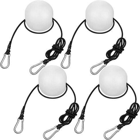 4 Pcs Anchor Buoy Float 51'' Pool Float Anchor Marker Buoy High Visibility Anchor Line Float for Pool Fishing Boat Drift Anchors in Kuwait