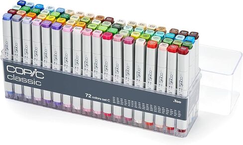 Copic Classic Marker Set, 72-Colors, Set B in Kuwait