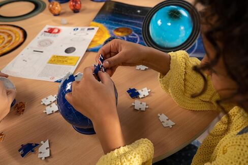 Ravensburger Solar System 540 Piece - 9 Planet 3D Jigsaw Puzzle Met for Kids and Comens | سهلة النقر تقنية | مادة متينة | أضف دفقة من اللون إلى أعمار غرفتك - رقم 11668 in Saudi Arabia