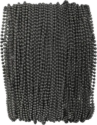 THE MARDI GRAS KREWE Mardi Gras Beads – 72 Pack 33 Inch 7mm Bead Necklaces for Party Favors, Parade Throws, and Decorations - Orange in Saudi Arabia