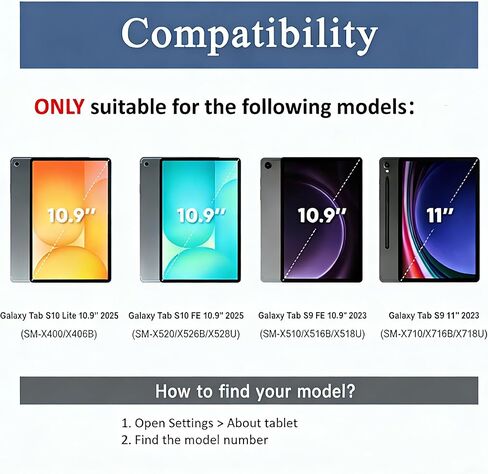 حافظات Ztotop لهاتف Samsung Galaxy Tab S9 FE 5G 10.9 بوصة/Tab S9 11 بوصة 2023، مع حامل قلم رصاص واقي للشاشة [حزام يد دوار 360 درجة] وحامل، حافظة مقاومة للسقوط لجهاز Galaxy Tab S9 FE/S9، أسود in Kuwait