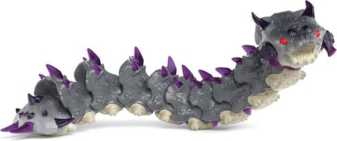 Schleich Eldrador Creatures - Big, 10" Shadow Worm. Cool Movable Action Figure for Boys and Girls. Fun, Imaginative Play Figurine. Durable, Fantasy Animal Beast Monster Toys for Kids Ages 7+, 70830 in Kuwait