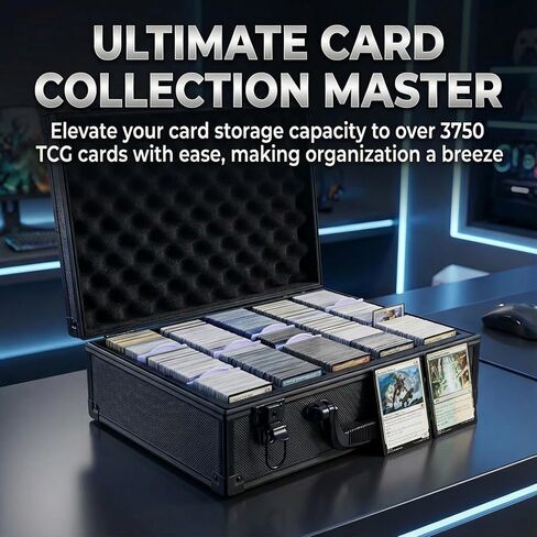 Slab Storage Box，Ultimate Graded Card Case for Sports Cards，Holds 95 Grading Cards, Ideal for PSA CGC BGS SGC Slab Case and Graded Sports Card Storage Box in Kuwait