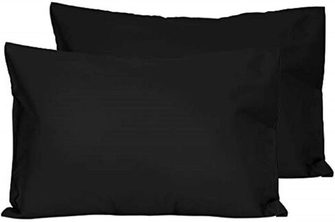 Travel Pillow Case 12x16 Size Set of 2 Envelope Closure Toddler Pillowcase 600 Thread Count 100% Soft Egyptian Cotton Travel Pillow Covers 12 x 16, White in Kuwait