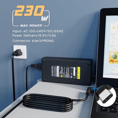 33w 19v 1.75A Laptop Charger for Asus Vivobook e200 e202 e202s e202sa e205sa e200h e200ha f205ta eeebook x205 x205t x205ta chromebook c201 c201pc c201pa 201pa in Kuwait