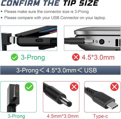 33w 19v 1.75A Laptop Charger for Asus Vivobook e200 e202 e202s e202sa e205sa e200h e200ha f205ta eeebook x205 x205t x205ta chromebook c201 c201pc c201pa 201pa in Kuwait