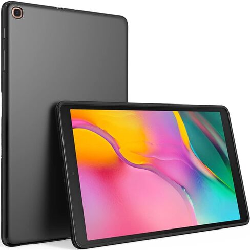 Puxicu Case for Galaxy Tab S6 10.5" 2019 Case, Slim Design Matte TPU Rubber Soft TPU Protective Cover for Samsung Galaxy Tab S6 10.5" 2019 (Model SM-T860/T865/T867) - Black in Kuwait