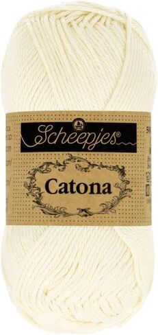 Catona Scheepjes 50gm Mercerized Cotton Yarn (249 Saffron) in Kuwait
