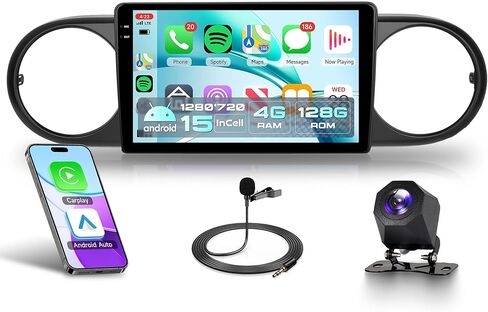 2G+64G Car Radio for Scion xB 2007-2019, Rimoody Android Car Stereo Carplay Android Auto 9 Inch Touch Screen Mirror Link Bluetooth FM/RDS GPS WiFi EQ SWC Backup Camera in Saudi Arabia